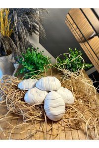 6 lı XXL Yumurta Taş Boyama Etkinlik Oyuncak Taş Boyama seti egg coloring Paskalya Yumurtası - Görsel 2