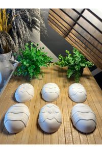 6 lı XXL Yumurta Taş Boyama Etkinlik Oyuncak Taş Boyama seti egg coloring Paskalya Yumurtası - Görsel 3