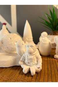 12 Adet (3D) Uzay Seti Taş Boyama Çocuk Gelişimi Figür Büst Taş boyama seti Etkinlik Astronot - Görsel 5