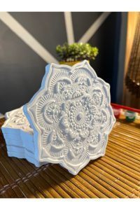 Mandala 4 (6 ADET) (3D) Xxl Taş Boyama Otonom Gelişim Çocuk Etkinliği Taş Boyama Seti Çocuk Gelişimi - Görsel 5