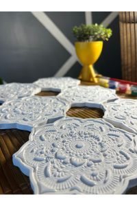 Mandala 4 (6 ADET) (3D) Xxl Taş Boyama Otonom Gelişim Çocuk Etkinliği Taş Boyama Seti Çocuk Gelişimi - Görsel 6