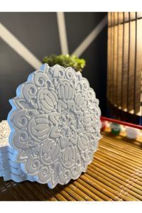 Mandala 3 (6 ADET) (3D) Xxl Taş Boyama Otonom Gelişim Çocuk Etkinliği Taş Boyama Seti Çocuk Gelişimi - Görsel 4