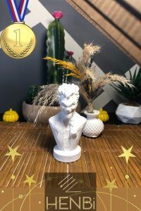 Joker 1.karakteri  (3D) Taş Boyama Büst Figür Boyama Aile Etkinliği Çocuk Gelişimi (11cm)