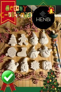 12 Adet (3D) Yılbaşı boyama seti Taş boyama seti Noel Christmas Çocuk Gelişimi Etkinlik