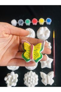 30 Adet (3D) Xl,l, Mini Taş Boyama Seti Deniz Hayvanları Çiçekler Anne Ve Çocuk Etkinliği Taş Boyama - Görsel 6